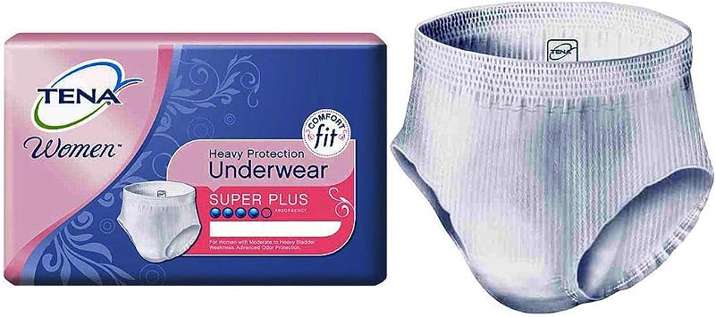 TENA Women Super Plus Protective Underwear XL 48" - 64". Case of 56