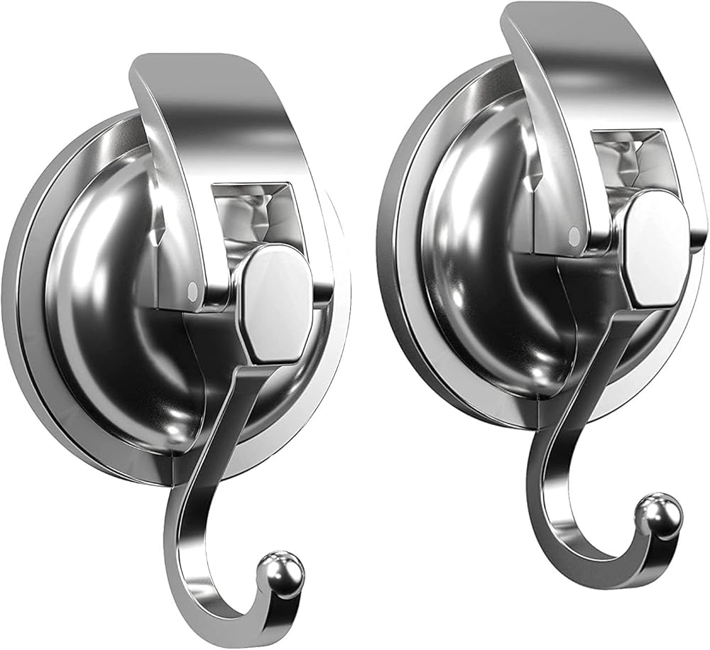 Amazon.co.jp: 強力 吸盤フック 浴室用フック 2個入り 真空 耐