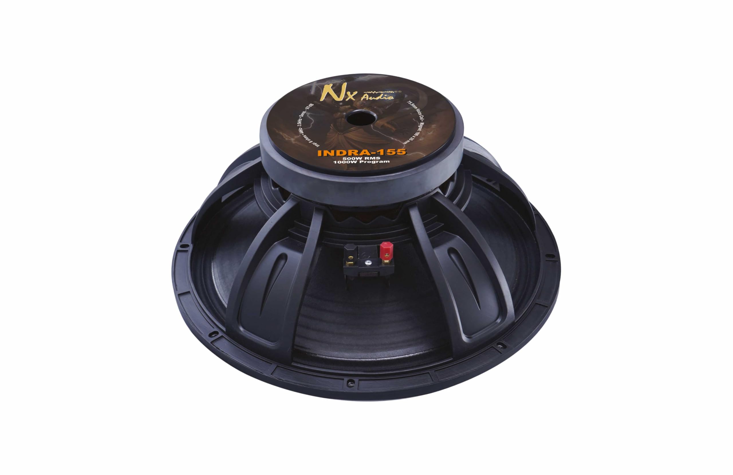 Nx Audio INDRA-155 15" Professional DJ Woofer Speaker, 500 Watts RMS, 1000 Watts Program Power, 8 Ohm, Deep Bass Loudspeaker for Live Shows and Events-image-42