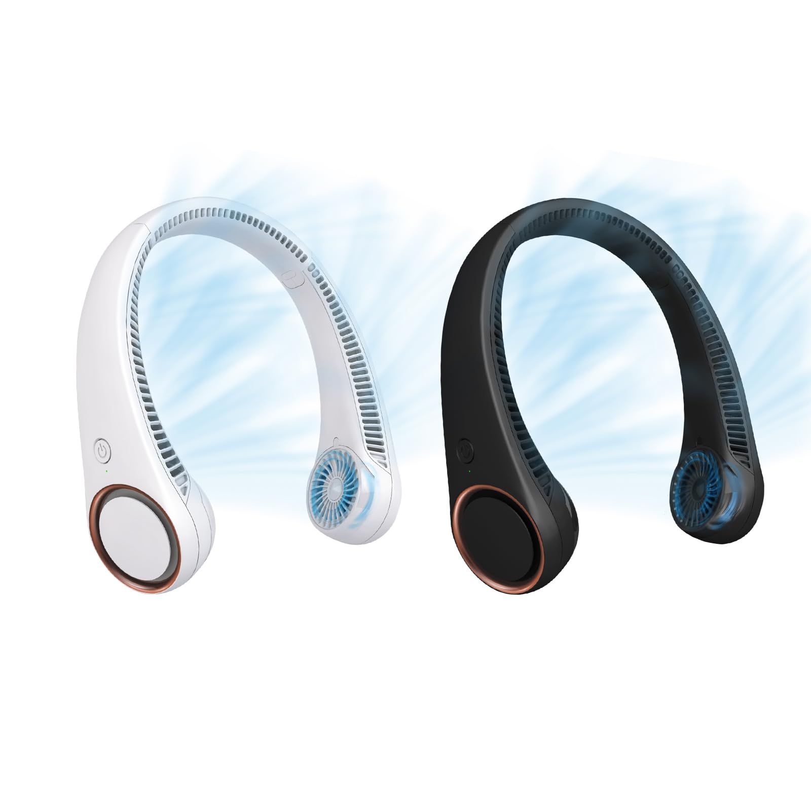 CIVPOWERPortable Neck Fan White, Black