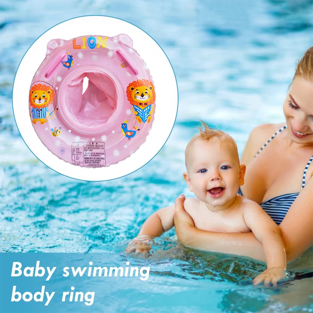 Mrisata Baby Swimming rings Inflatable Baby Swimming Float Children Waist Float rings with Float Seat Infant Training Children Swim Waist Float rings for Age 6-36 months Toddler Kids - Image 3