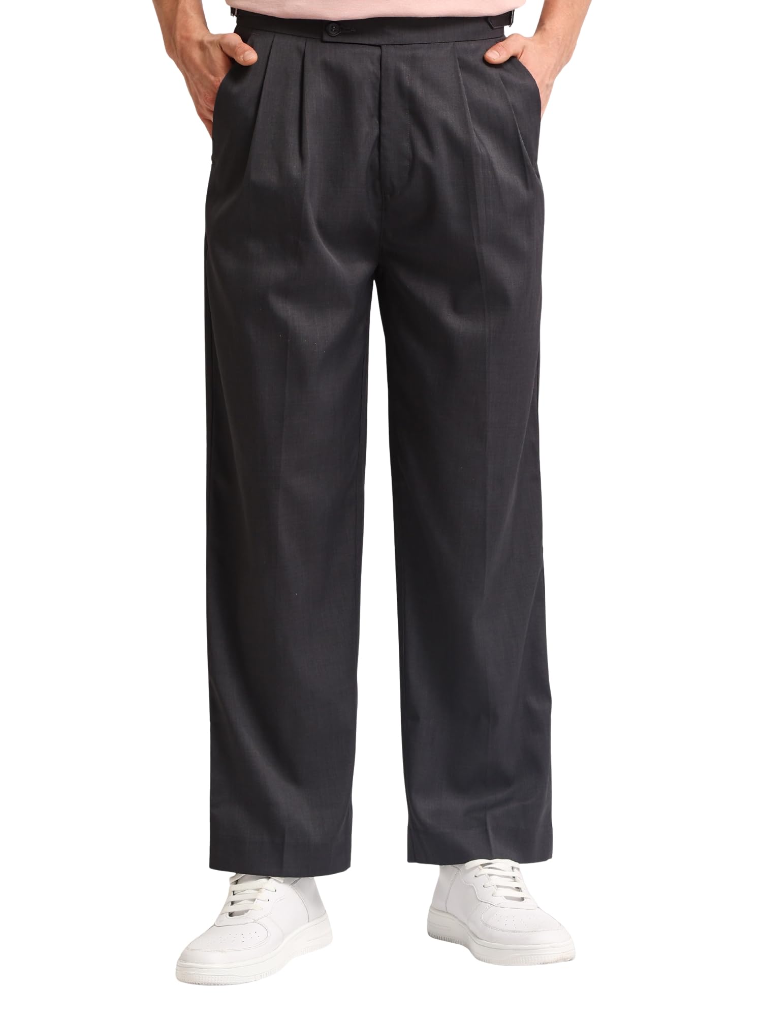 || Mens || Solid || Cotton Blend || Double Button || Gurkha Trouser-image-34