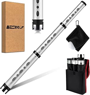 Golf Golf Ball Retriever Tube with Carry Bag