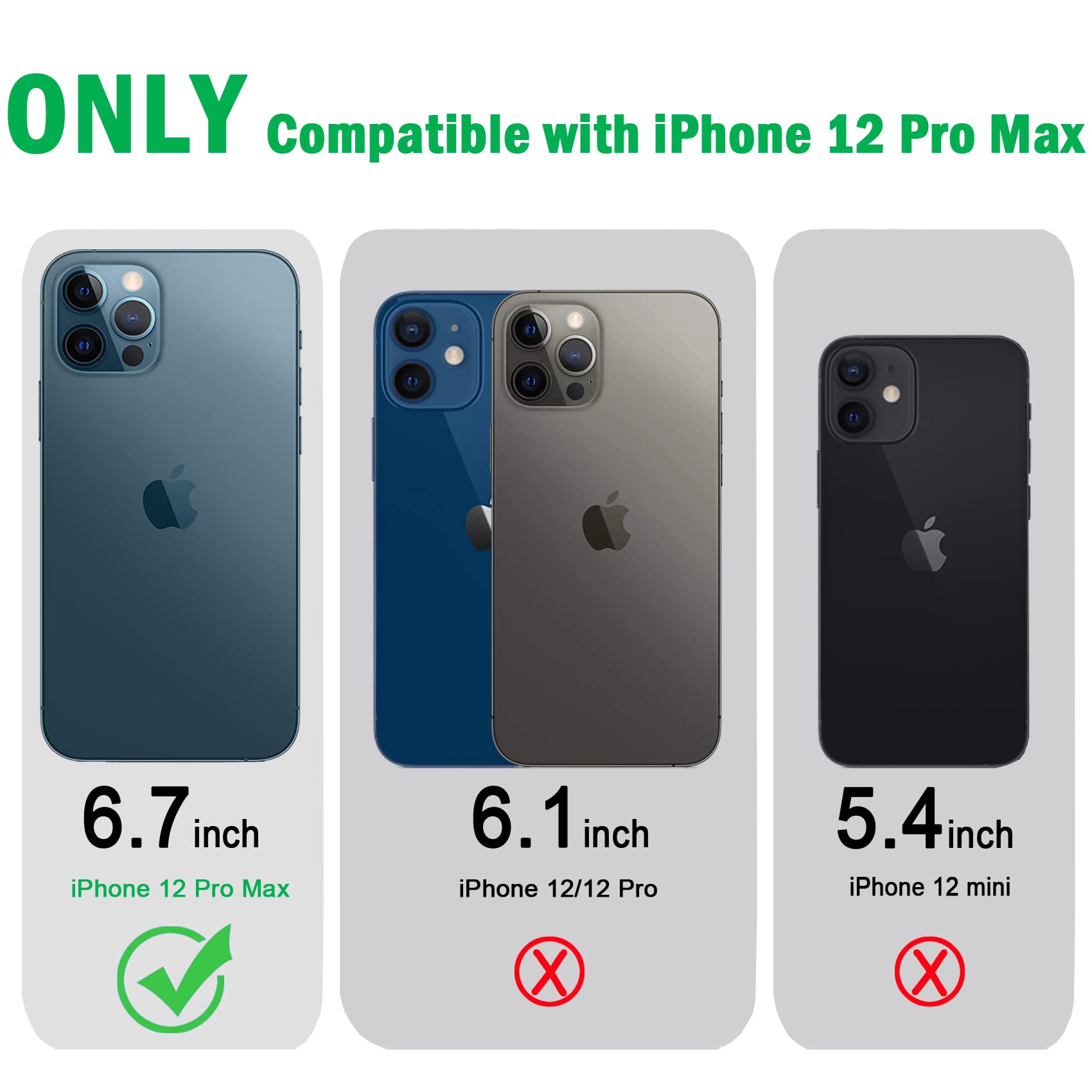 Amazon.com: JJGoo Compatiable with iPhone 12 Pro Max Case Clear
