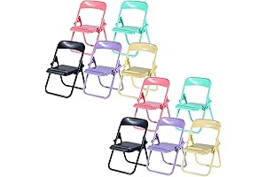 Mini Folding Chair Cell Phone Holder 10-Pack