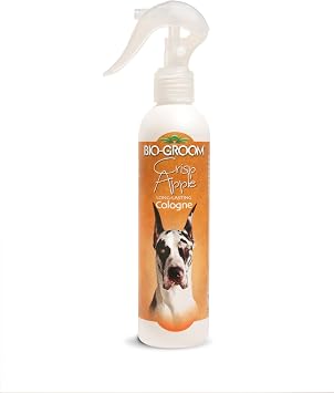Bio-groom Crisp Apple Dog Cologne - Deodorizing Spray, Bathing Supplies, Puppy Wash, Cat & Dog Grooming Supplies, Cruelty-Free, Made in USA - 8 fl oz 1-Pack