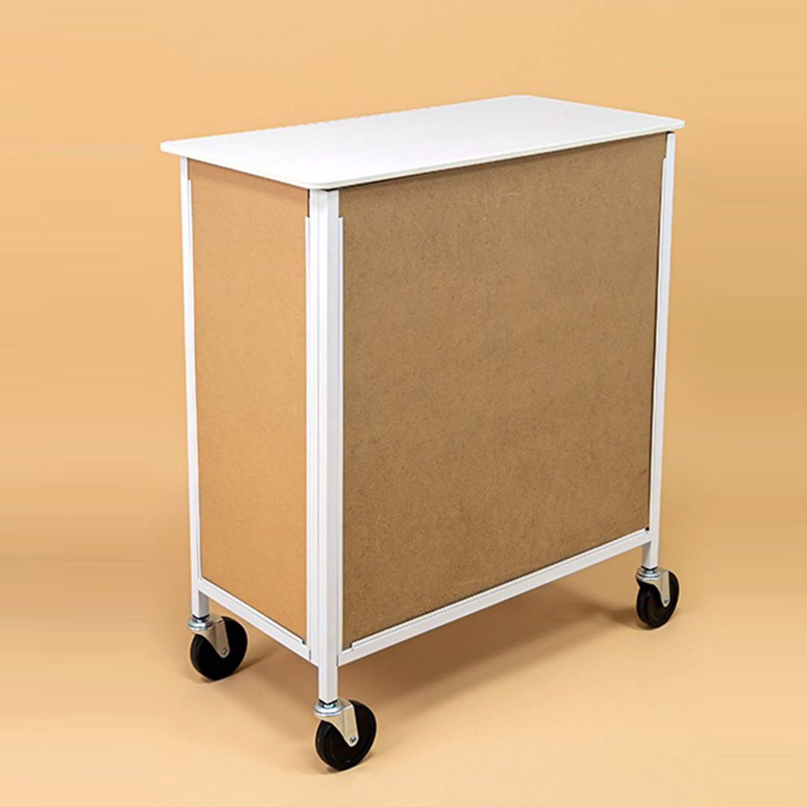 DUANHOZ Portable Folding Trade Show Podium Table - Promotional Counter for Retail Exhibits & Events Advertising Display Stand with rage for Tastings & Receptions