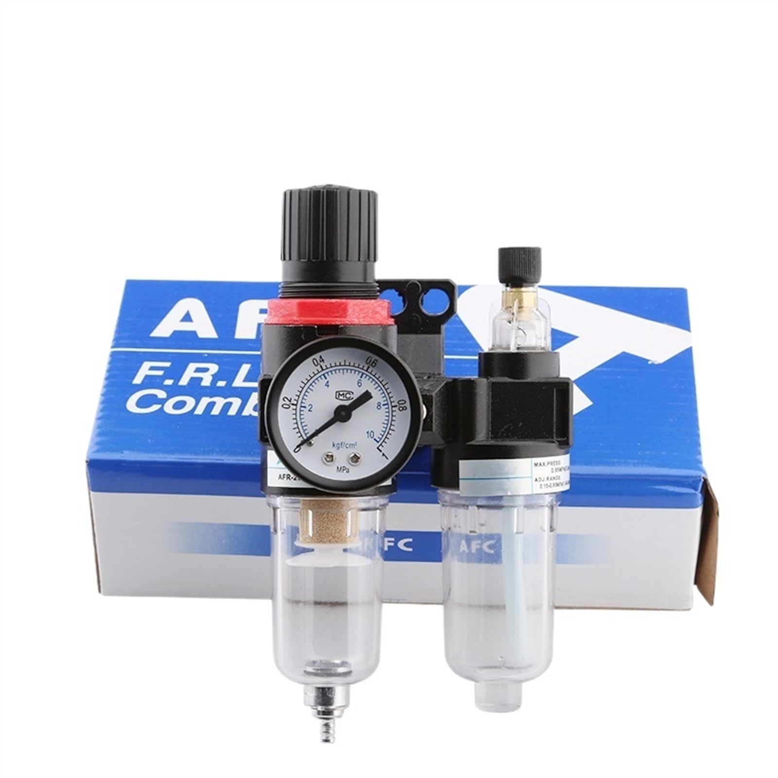 AFR2000 + AL2000 G1/4" AFC2000 compressore d'aria filtro separatore acqua olio regolatore trappola Pressione(AFC2000)