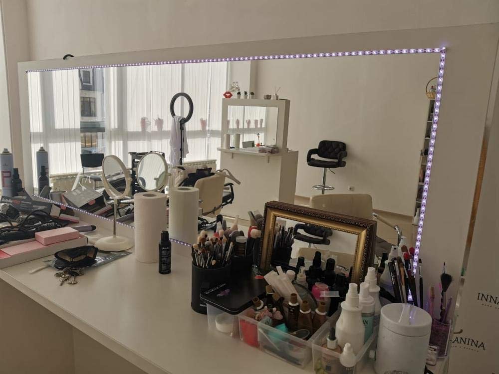 Striscia LED USB Per Specchio Da Trucco - Luce Fredda, 50cm A 5m - Impermeabile, Adesiva, Per Vanità E Decorazione - 2