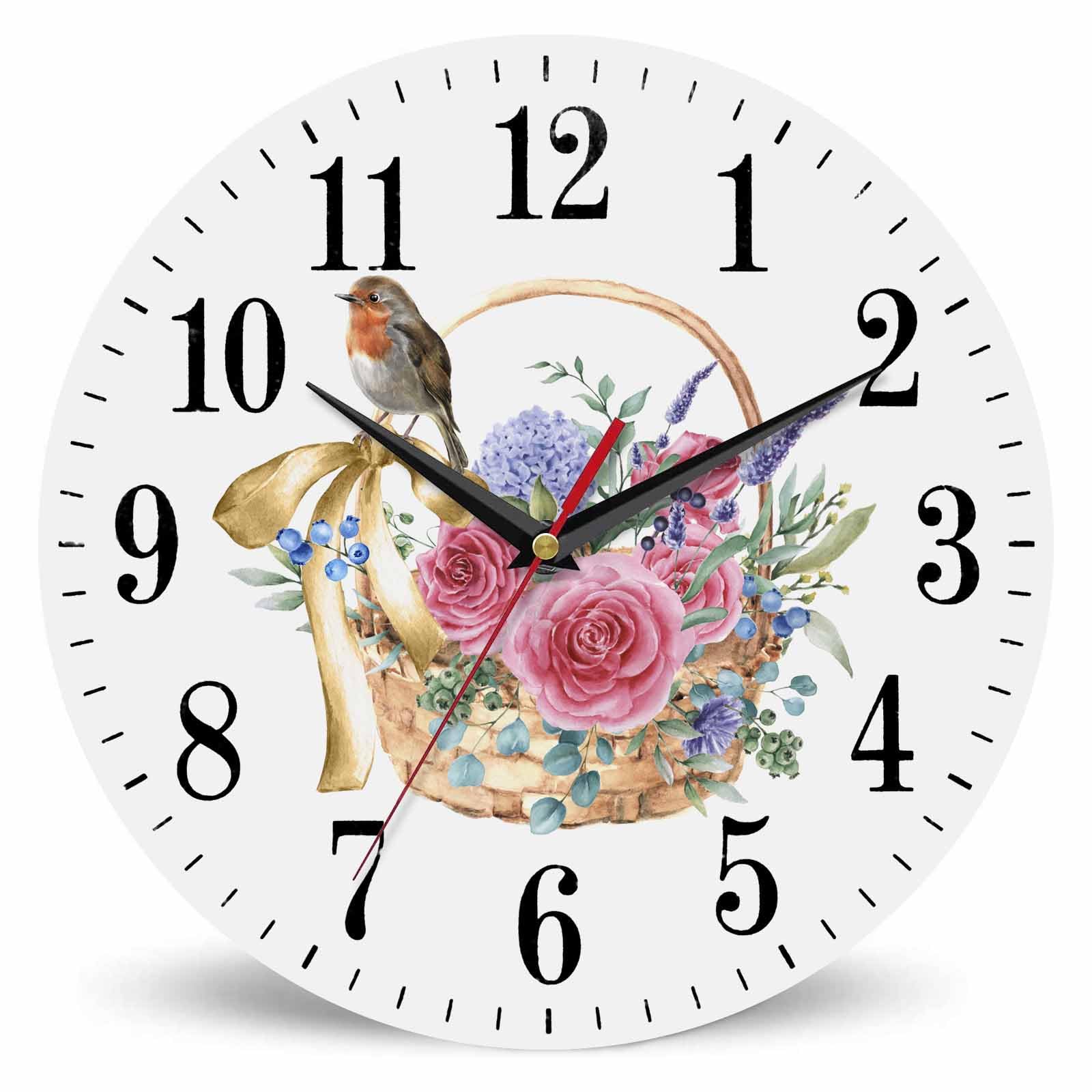 Horloge murale sans tic-tac pour supprimer les bruits nocturnes de la chambre