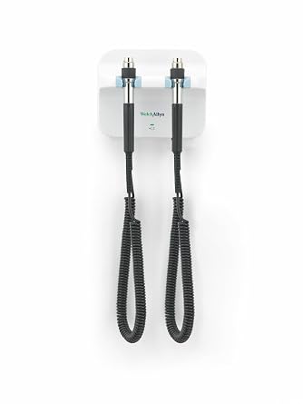 Welch Allyn 77510 Green Series 777 نظام تشخيص الجدار بما في ذلك موزع المواصفات القابل للتصرف KleenSpec ، رؤوس الأدوات غير مدرجة
