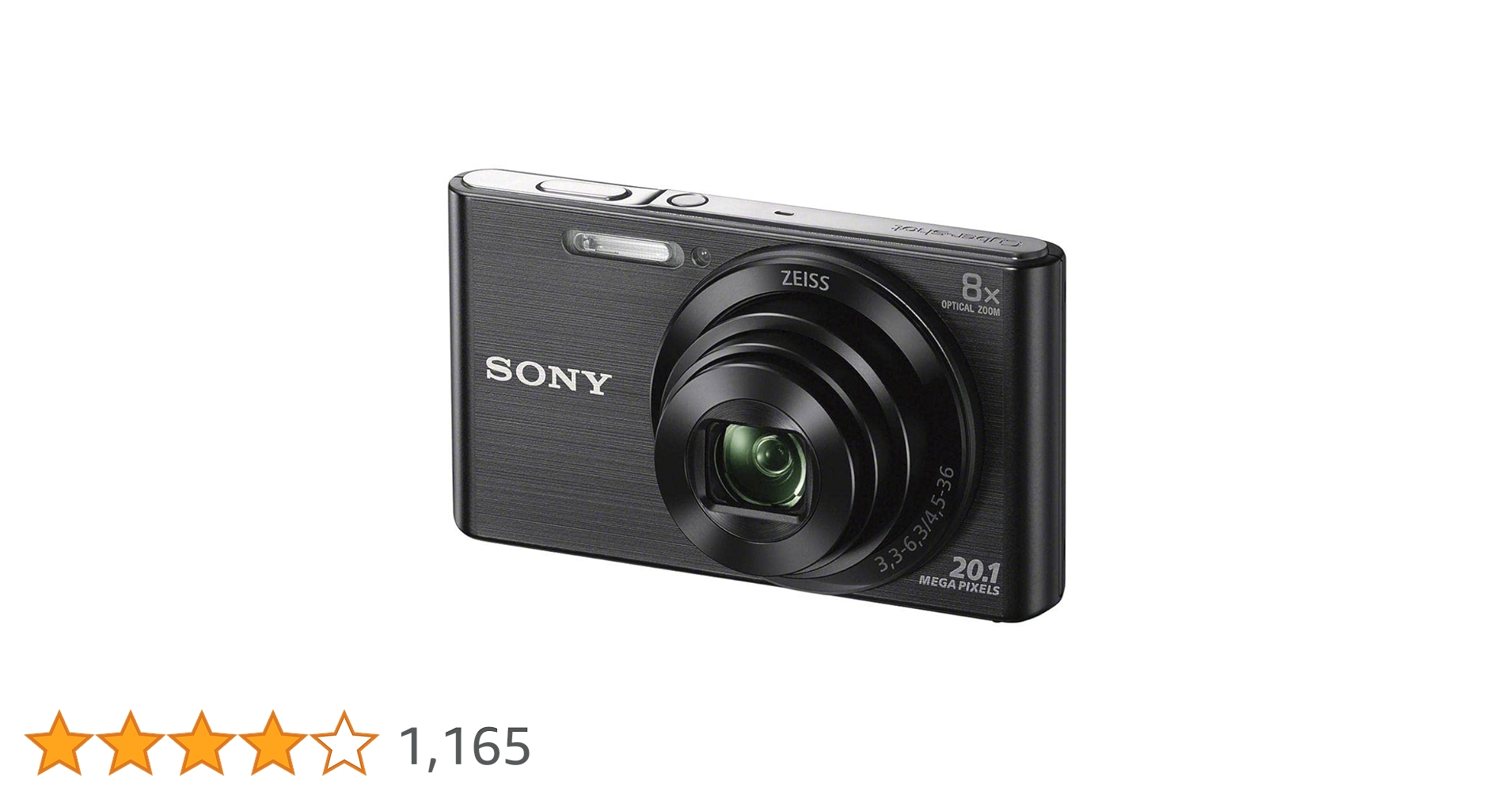 Amazon | Sony Cyber-SHOT DSC-W830 (20.5 MP,8 x Optical Zoom