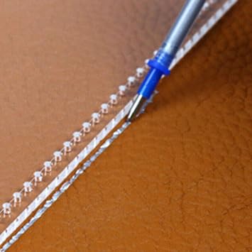 Wixine 1Set Purse Leather Craft Acrylic Wallet Pattern Stencil Template Tools DIY