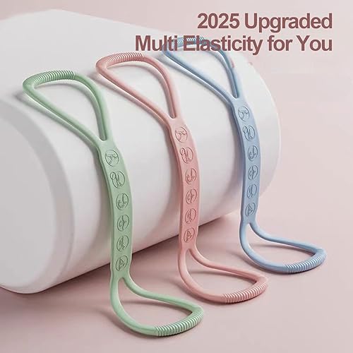 Miniatura 8 de Banda de resistencia mejorada 2025 para terapia física, bandas de ejercicio para hombro, espalda, brazo, 3 niveles de resistencia para 15, 25, 35