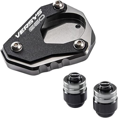 DArddi Compatible with Versys650 VERSYS 650 2011-2022 Motorcycle Side Bracket Extension Plate to Increase The Extension Plate Accessories (Size Set