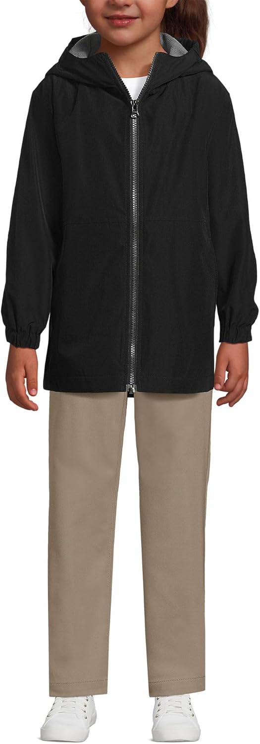 Lands' End School Uniform Kids Rain Jacket