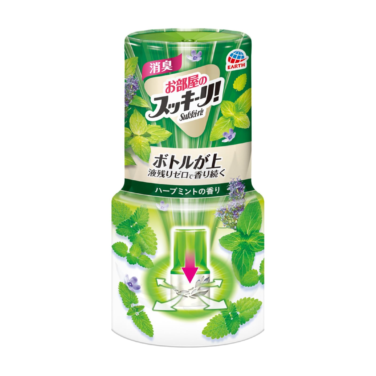 スッキーリ!Sukki-ri!お部屋のスッキーリ! Sukki-ri! 消臭芳香剤 ハーブミントの香り [お部屋用 400ml]