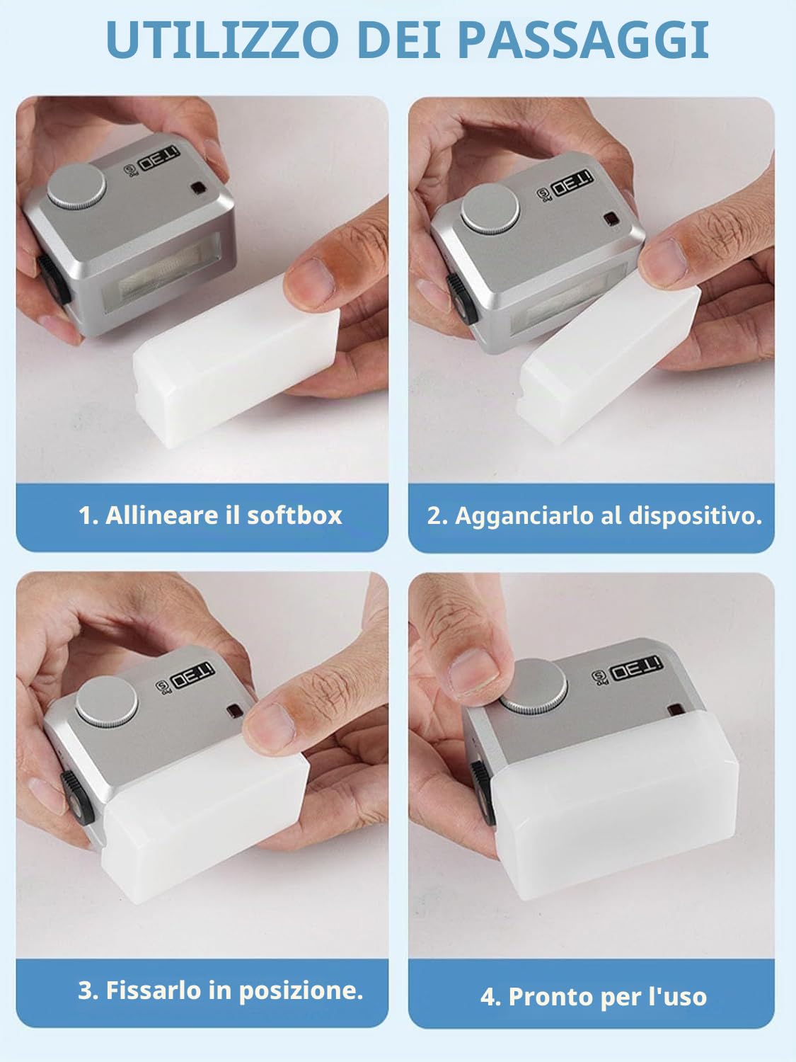 Flash Godox IT30Pro F per Fujifilm con Diffusore, Speedlite TTL HSS 1/8000s Touchscreen, Compatibile X100VI GFX100RF XS20 XS10 XT30 II XT5 XM5 GFX50S GFX50R X-T4 X-T3 X-E4