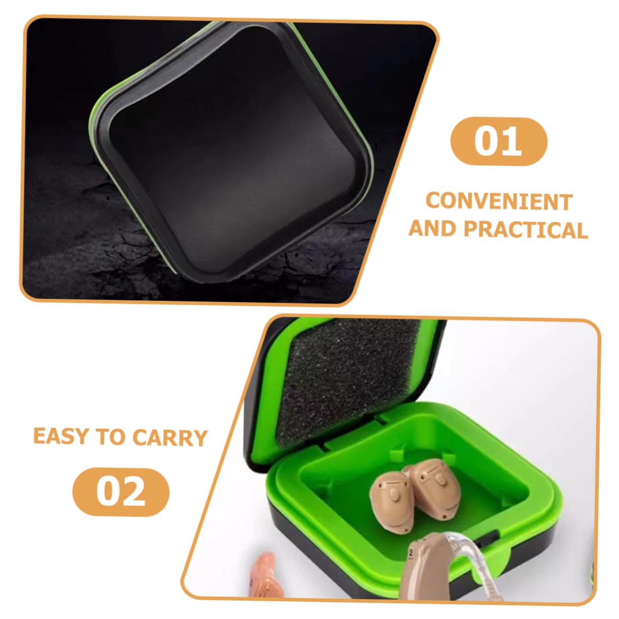 BESTYASH 5 Pezzi Scatola di protezione degli custodia rigida antiurto Astuccio contenitore per custodia protettiva per pvc
