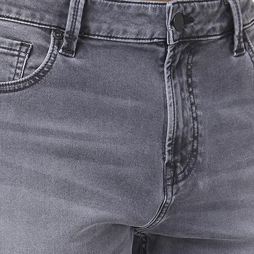 Image of Spykar Men's Ricardo Straight Fit Mid Rise Casual Jeans