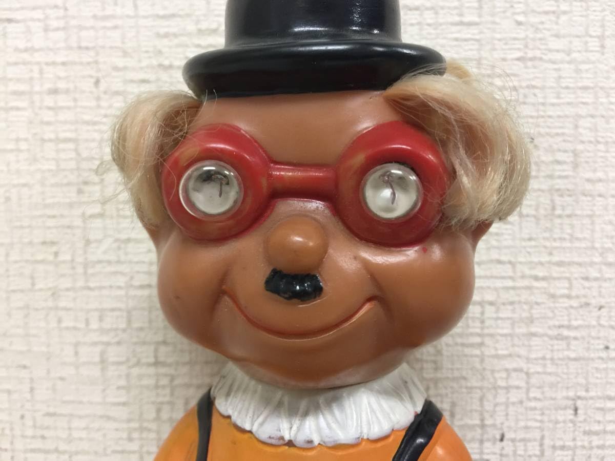 Amazon.co.jp: 昭和レトロ ソフビ おじさん 人形 JAPAN 当時物 レア A3