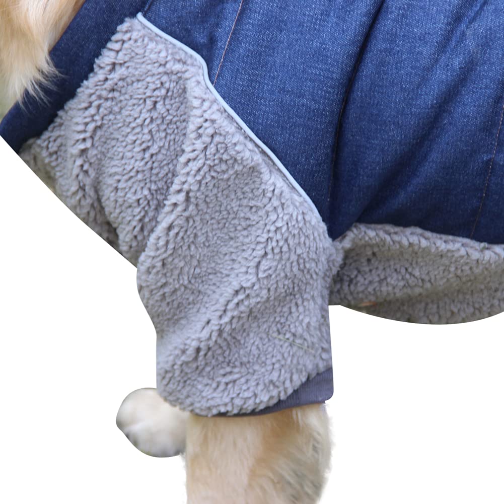 Vecomfy - Cappotto in pile per cani di piccola taglia con cappuccio staccabile per cani di piccola taglia