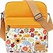 Leaper Small Canvas Crossbody Bag and Purse Set for Girls and Women (SD08-Yellow)
