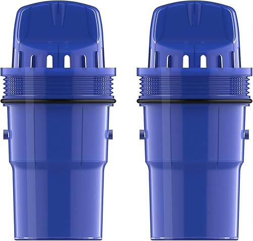 Paquete de 2 filtros de agua de repuesto para todos los sistemas de filtración PUR, PUR Plus para jarra y dispensador, CRF950Z, PPF951K, PPF900Z,