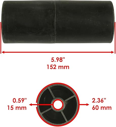 Miniatura 2 de Pieza de repuesto OEM para rodillo de cubierta delantera para Troy Bilt 13WQA2KQ011 Super Bronco 2015 50" Índice de cubierta-DDR965-GTF1-66551