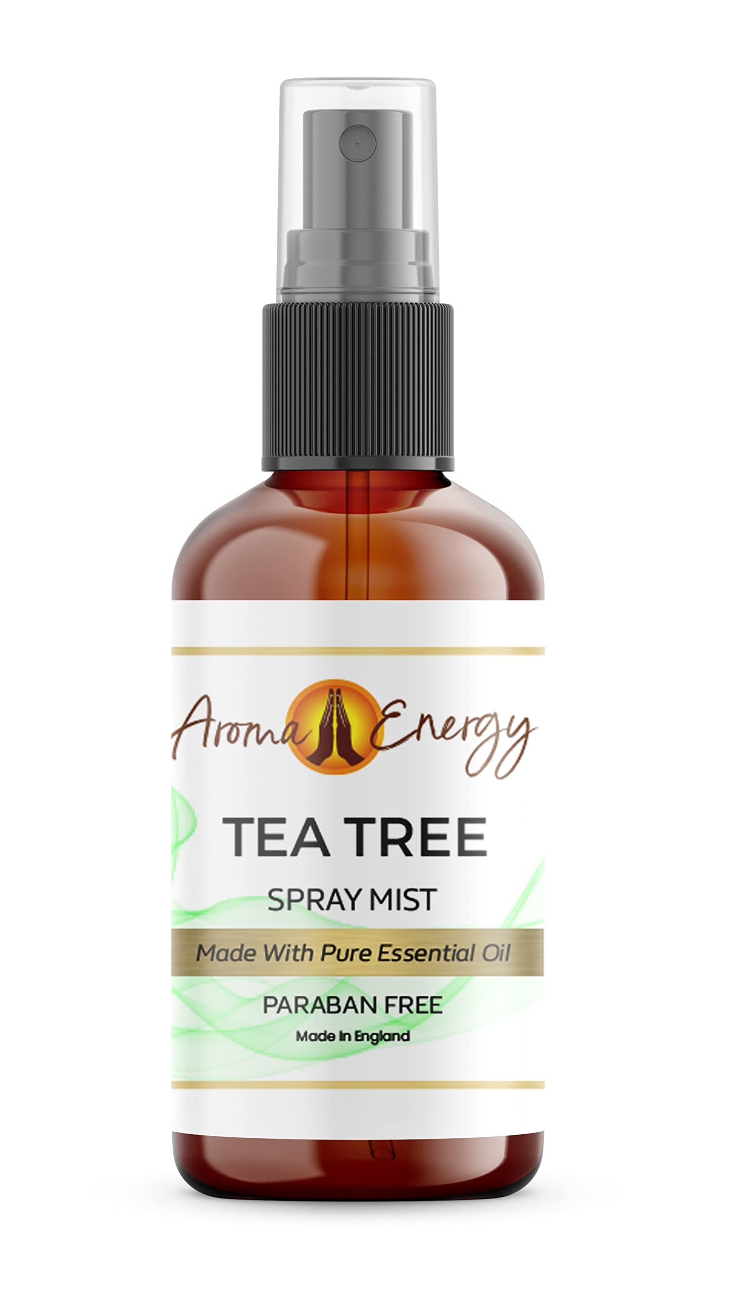 Aroma Energy Tea Tree Room Spray 100ml โ Pure Natural Essential Oil Fragrance Mist