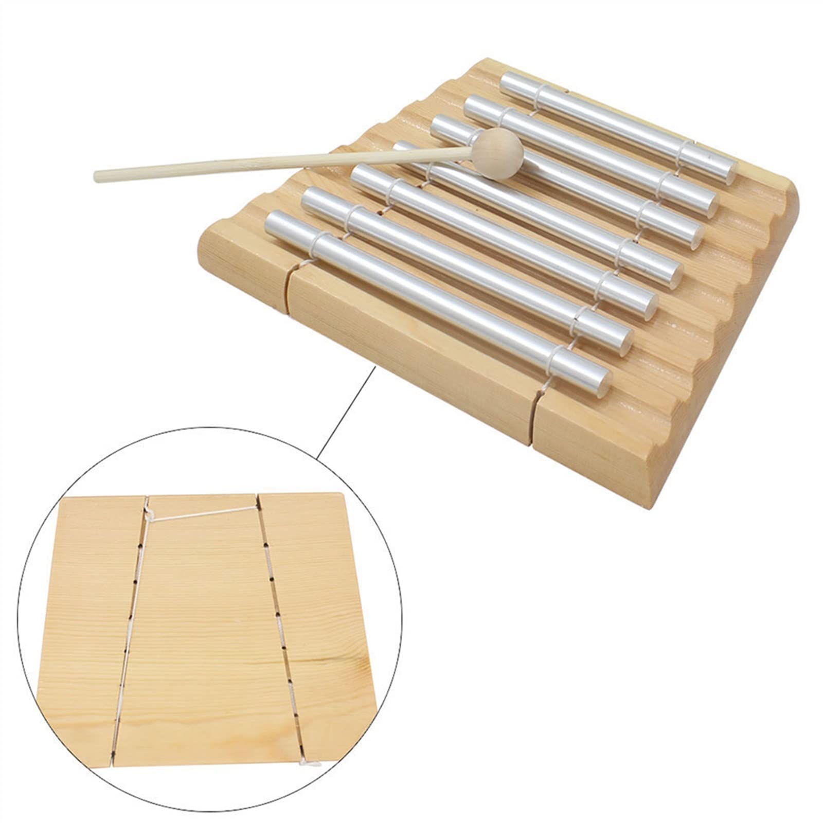Percussão Musical Strumento A Percussione Per Principianti Con Campanello A Vento A 7 Toni Di Alta Qualità Con Mazza Xilofoni
