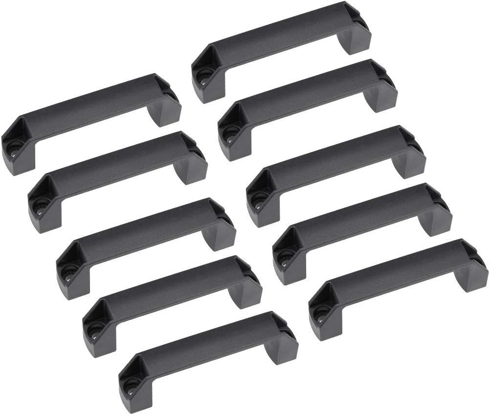 uxcell Plastic Pull Handles 139mm Length Luggage Case Mechanical Equipment 10Pcs