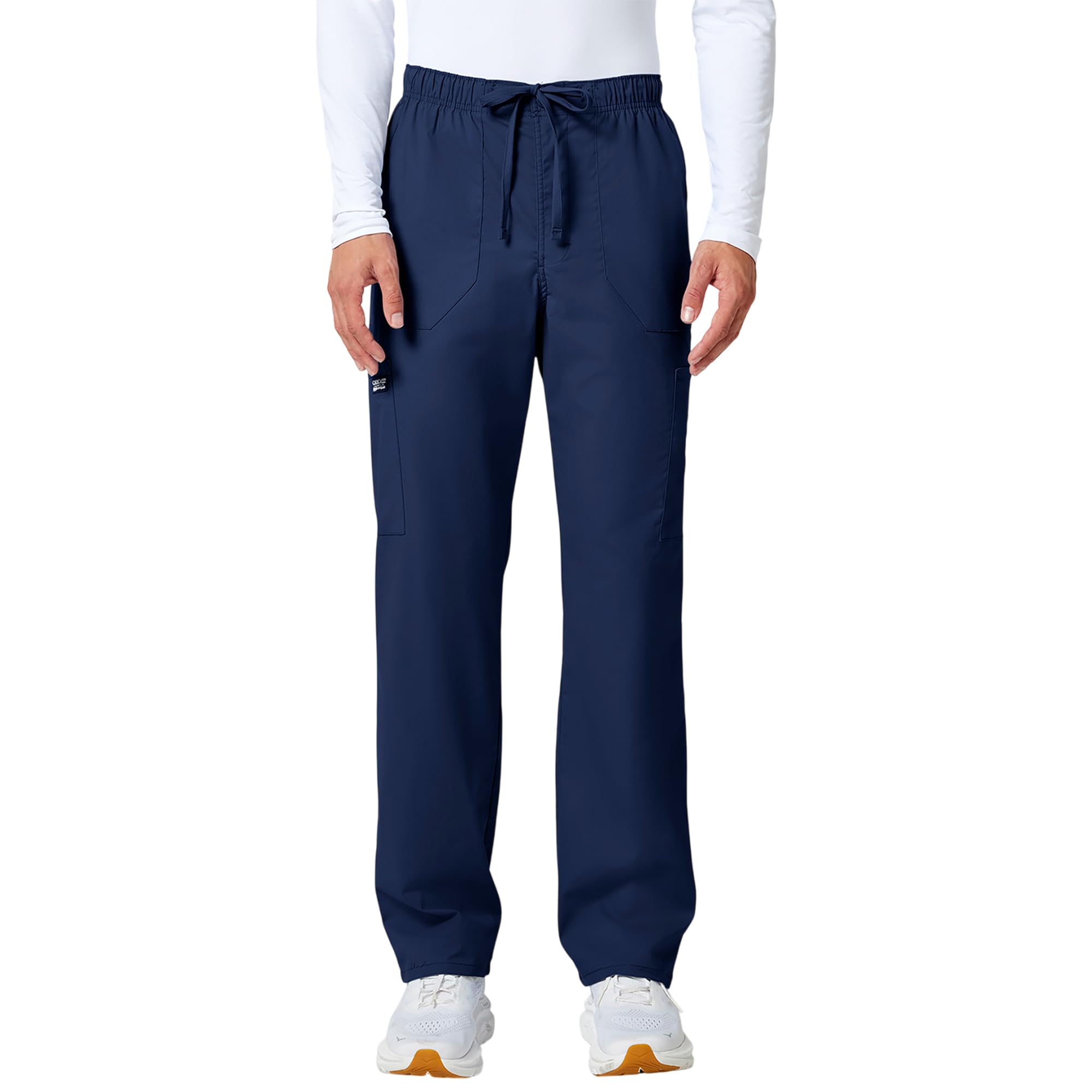 Cherokee Workwear Professionals WW190 Men's Tapered Leg Drawstring Cargo Scrub Pant