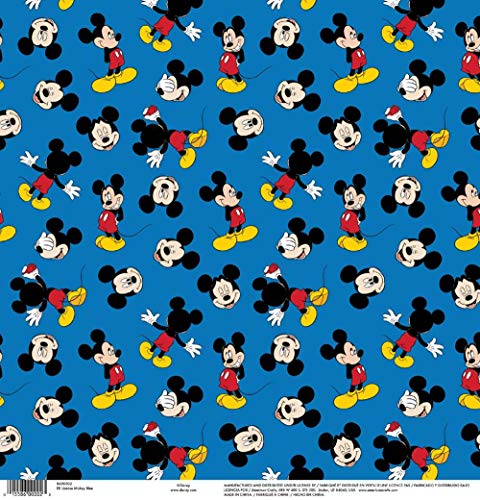 Carton bleu Mickey EK Success pour album photo et scrapbooking enfant