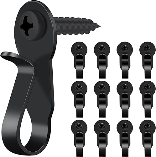 Miniatura 8 de DINGEE Ganchos de suspensión de luz, ganchos de tornillo para colgar luz de Navidad (paquete de 12)