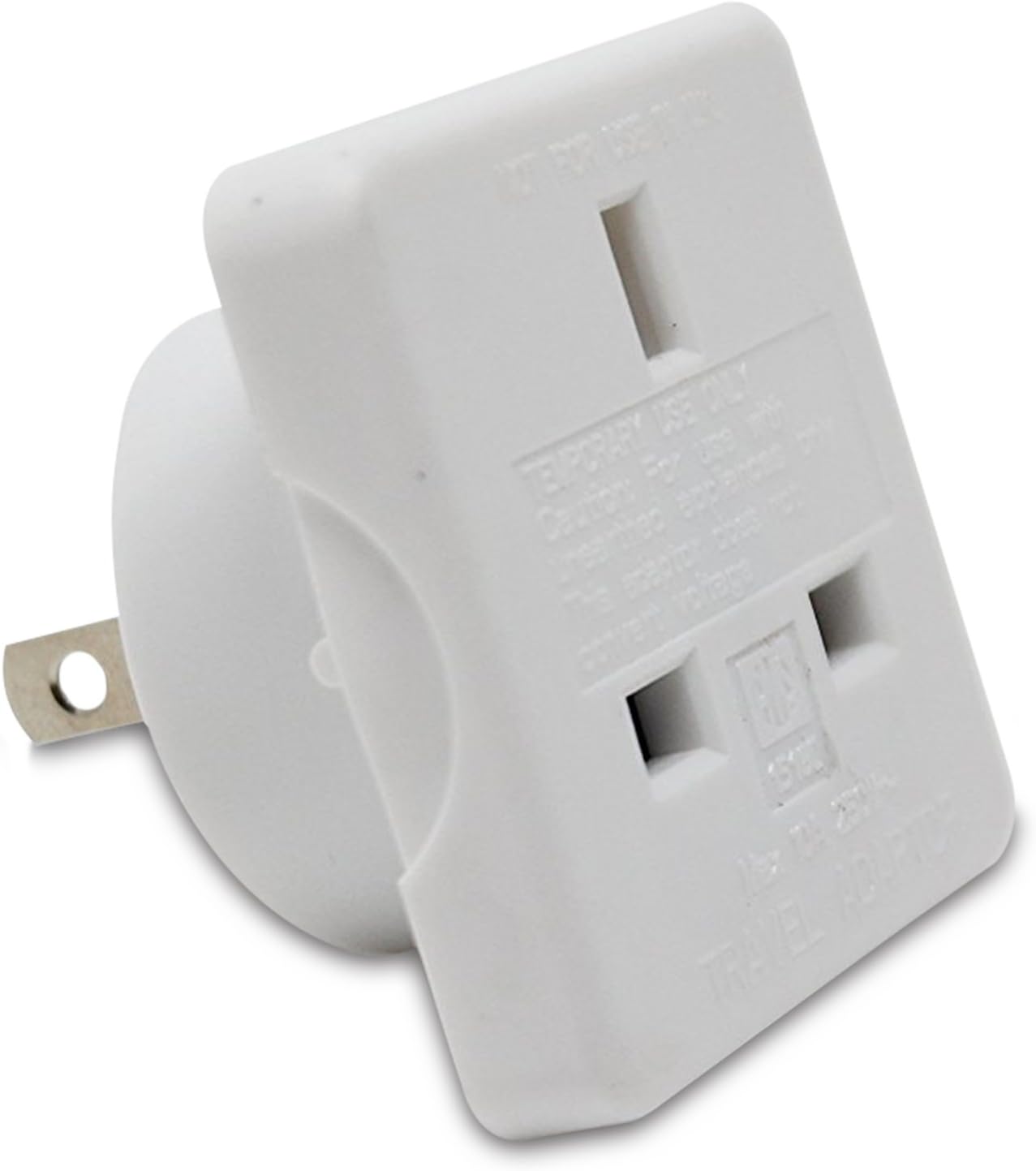 DabbersIT UK to US Travel Adaptor - Converts UK Plug to US Sockets. For USA, Canada, Full country list supplied in description (Pack of 1)