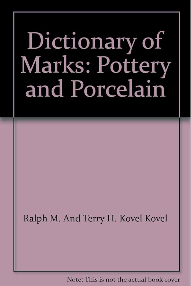 BRITISH POTTERY & porcelain marks／洋書・事典 Vintage Book Dictionary of Marks - Pottery and Porcelain