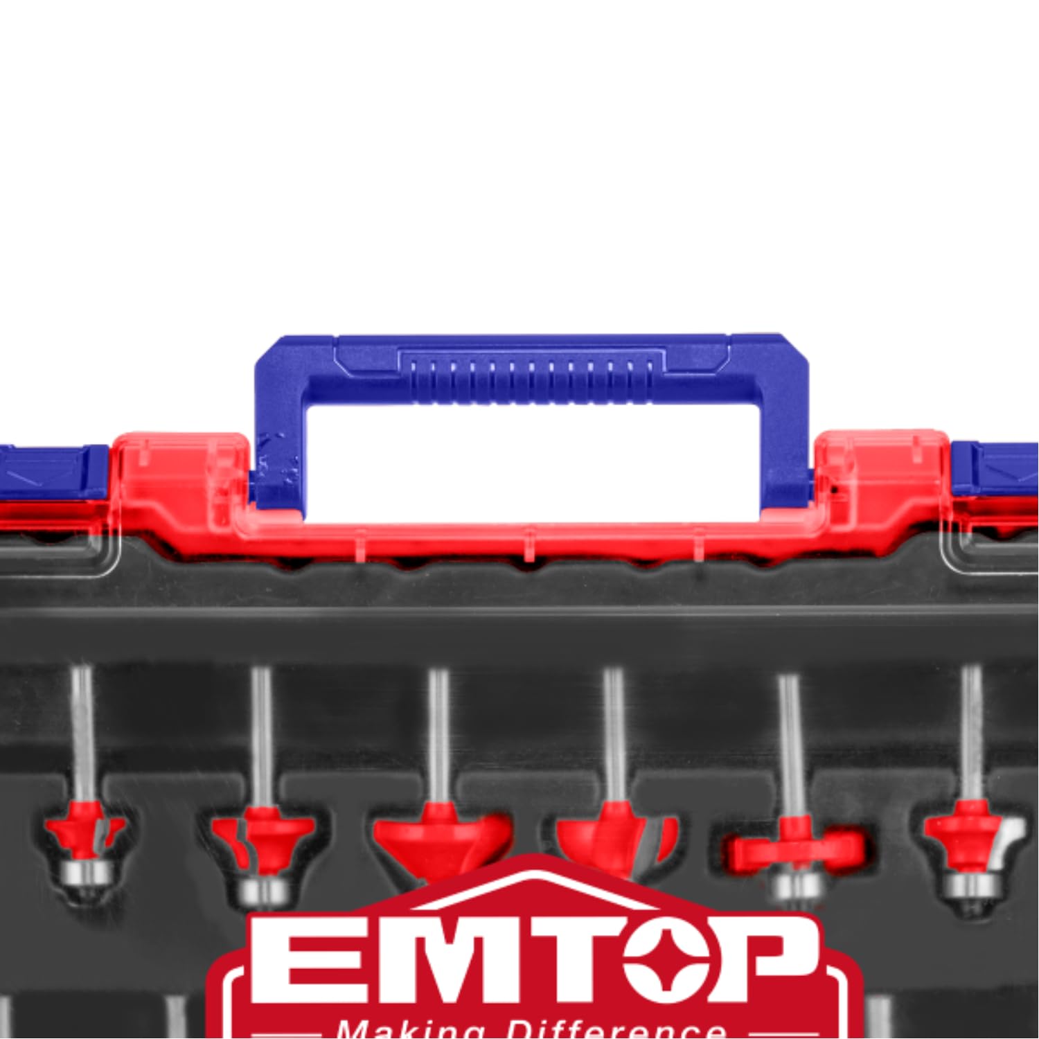 EMTOP Brocas de Fresado | Pack de 24 unidades | Juego 24 Brocas Fresado 8 mm