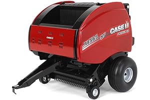 ERTL 1/16 Case IH RB565 Round Baler with 2 Round Bales