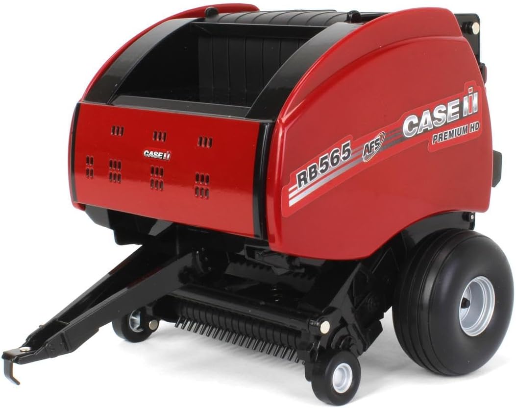ERTL 1/16 Case IH RB565 Round Baler with 2 Round Bales, 44313