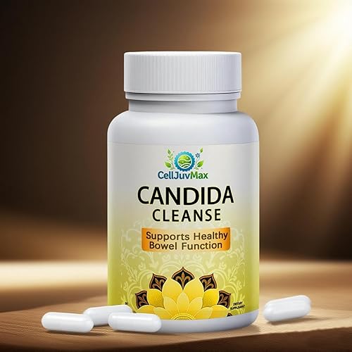 Miniatura 6 de BENIX Candida Cleanse - Suplemento de apoyo intestinal a base de hierbas con orégano, ajenjo y nogal negro  Mezcla de ácido caprílico para el
