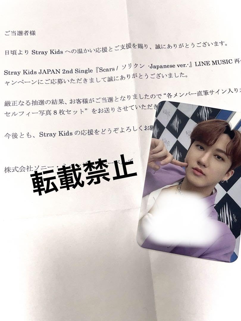 Amazon.co.jp: straykids スキズ SKZ skzチャンビン ビニ 直筆サイン 