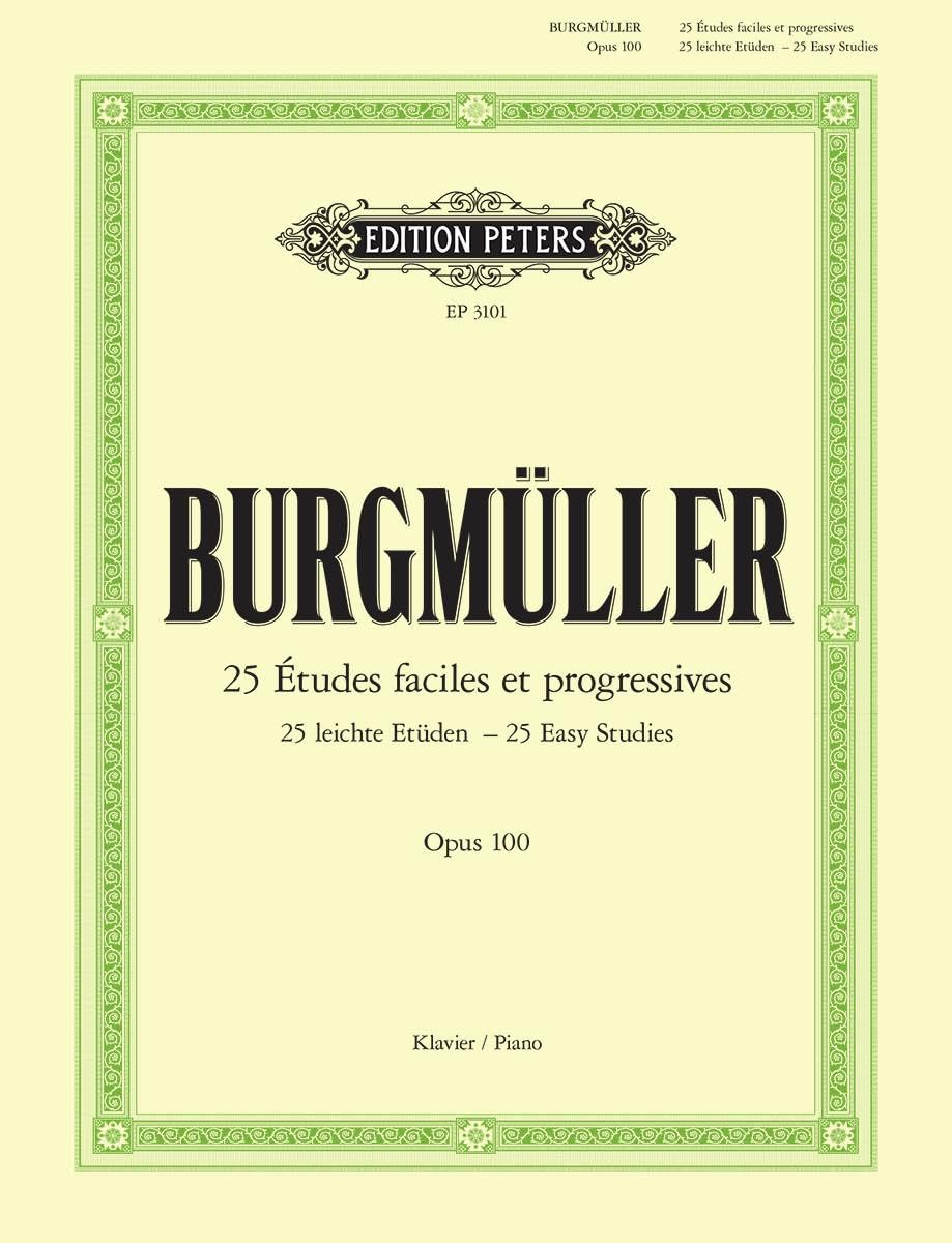 Burgmuller: 25 Easy & Progressive Studies Op.100 (Piano Solo) (EP3101): für Klavier op. 100 (Edition Peters)
