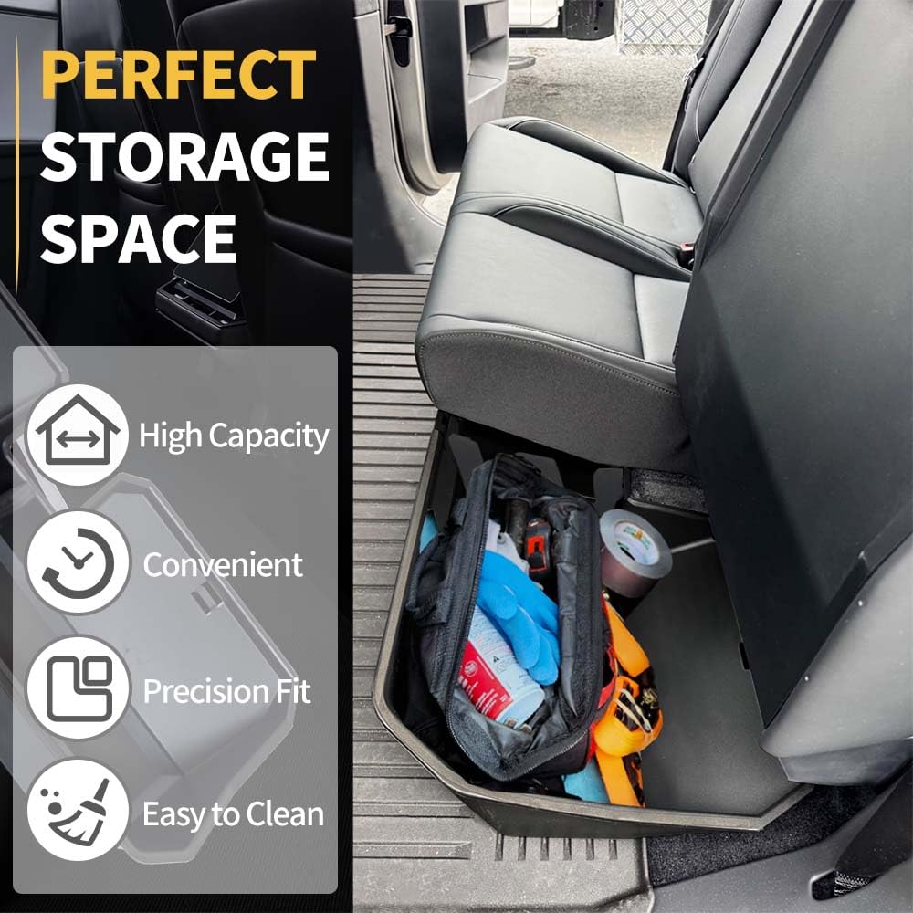 MAXDOM Under Seat Storage Fit For 2024 Tesla Cybertruck