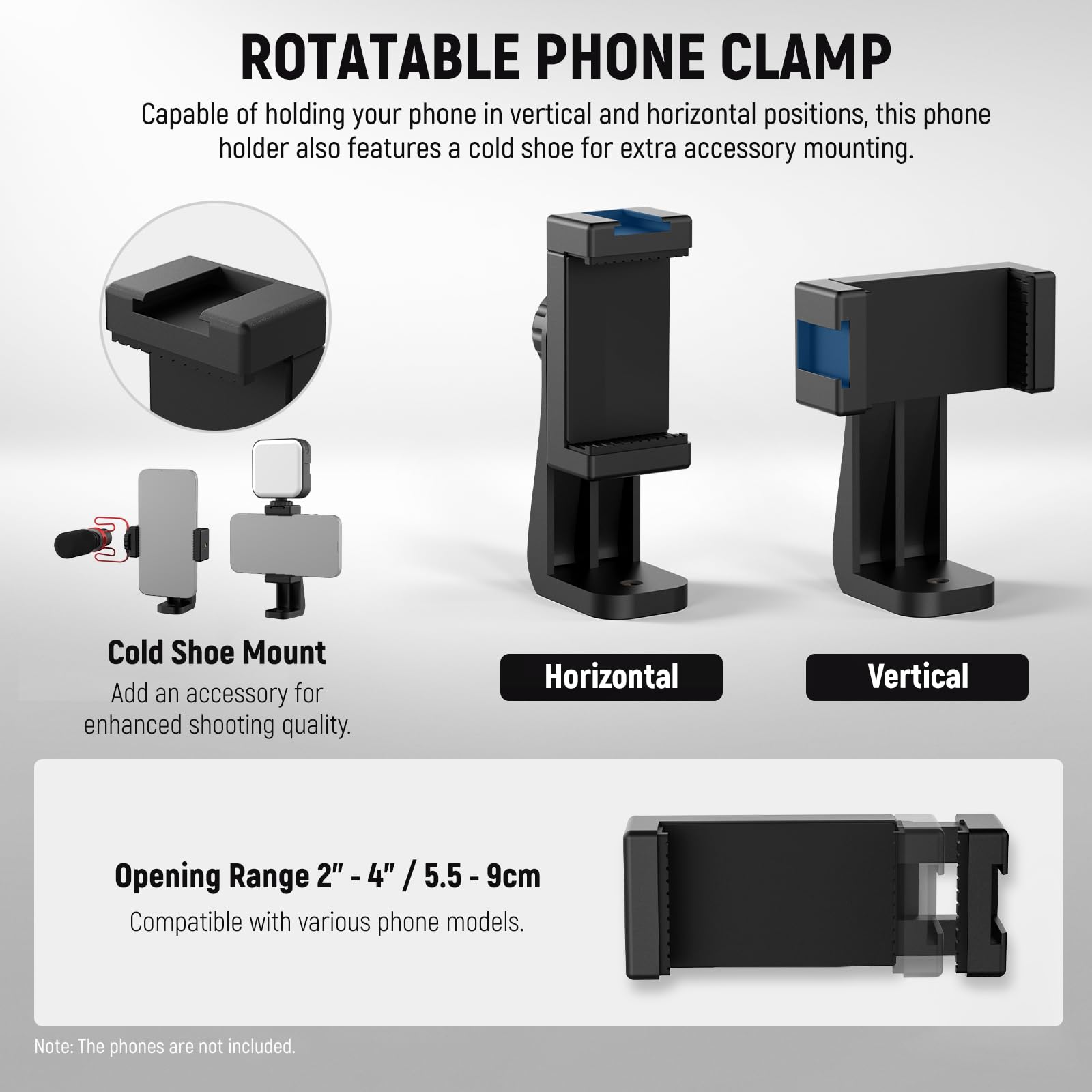 NEEWER Camera Slider Dolly with Ball Head & Phone Clamp,4 Wheeled Tabletop Dolly Manual Skater with 360° Panorama Compatible with DSLR Camera Video Camcorder GoPro iPhone and Android Smartphone, SD001 — Amazon image 5