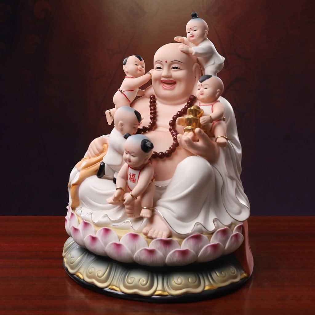 Large Ornaments Buddha Statue Indoor Zen Decoration Ceramic