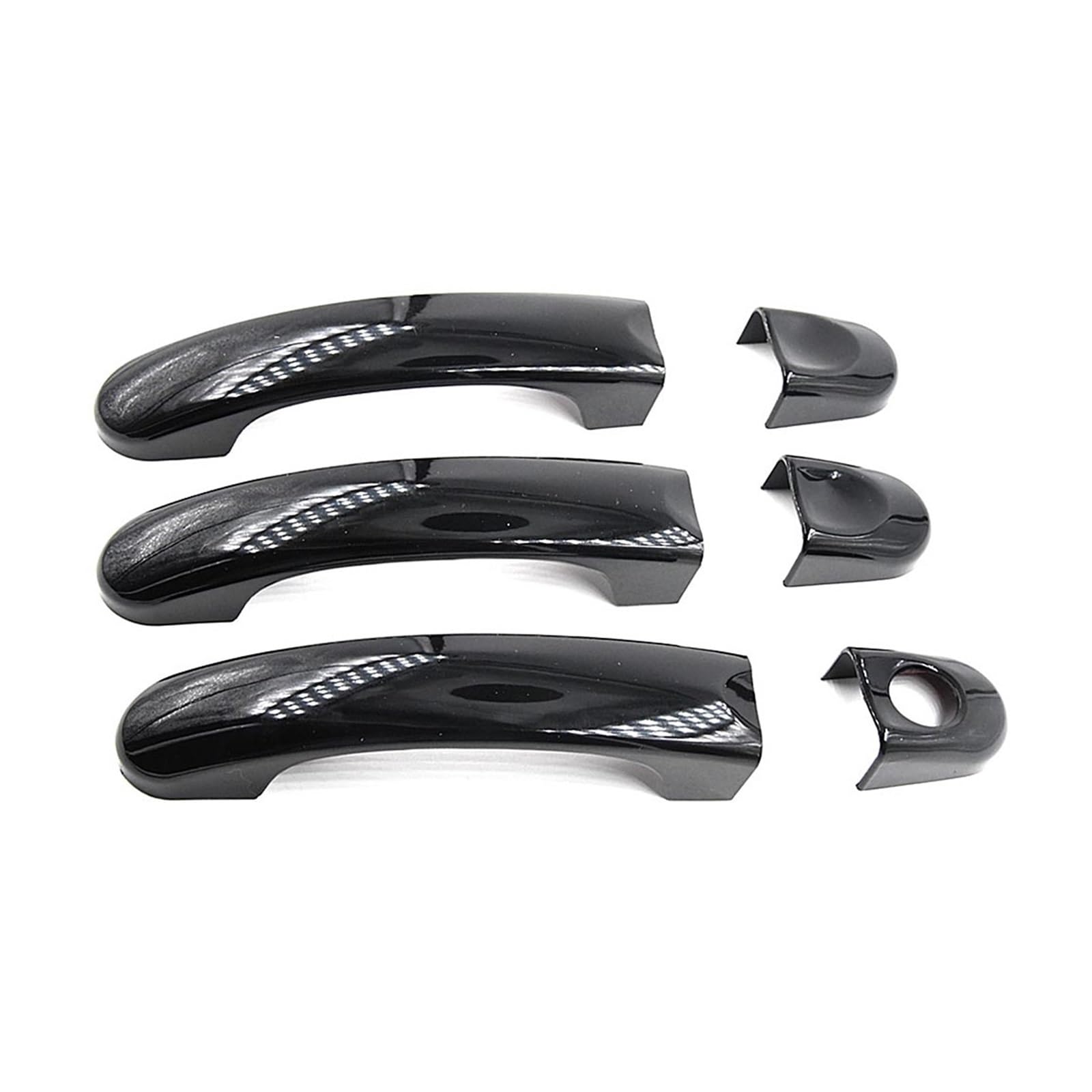 Drezzo 2 Car Exterior Door Handle For Vw T5 T6 For Transporter For Caravelle For Caddy For Van Exterior Side Car Door Handle Cover Trim(2)