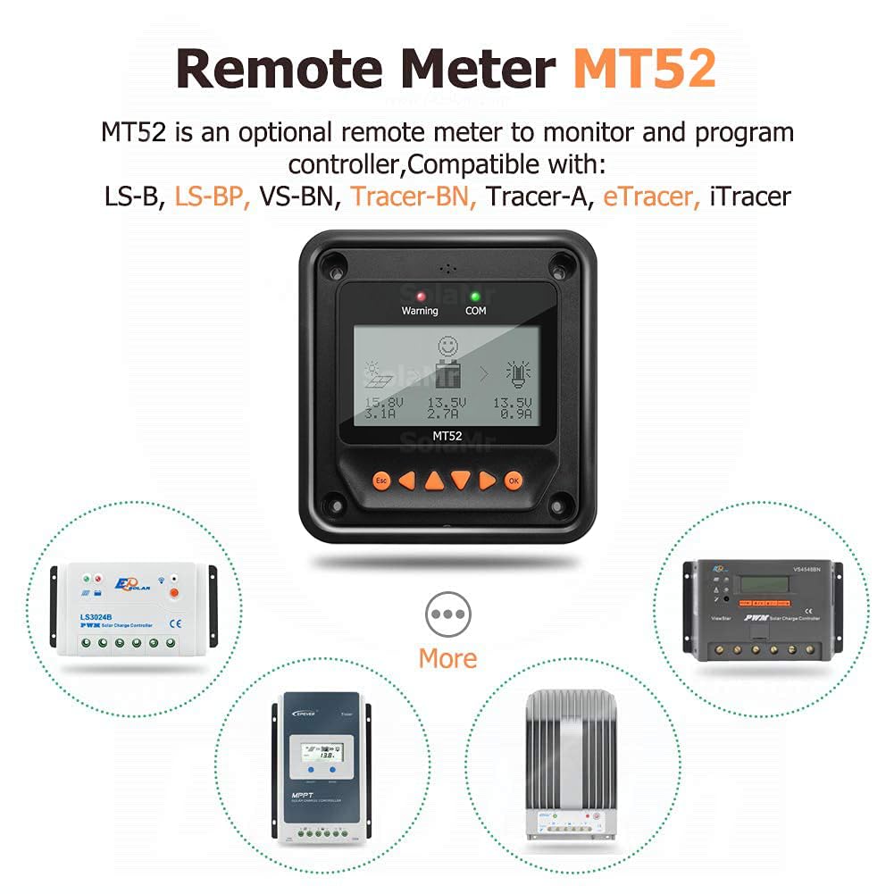 EPever aksesuarları serisi metre MT50 / MT52 orijinal/yükseltilmiş rastgele tesl