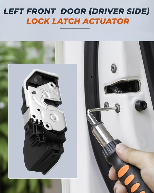Front Left Door Lock Actuator Motor – Compatible with BMW 128i, 230i, 320i, 325i, 328i, 335i, 550i, 740i, M2, M3, M5, M6, X1, X3, X5, Mini Cooper – Replaces 937-800, 51217202143 – Driver Side by GEARBONE - Image 7
