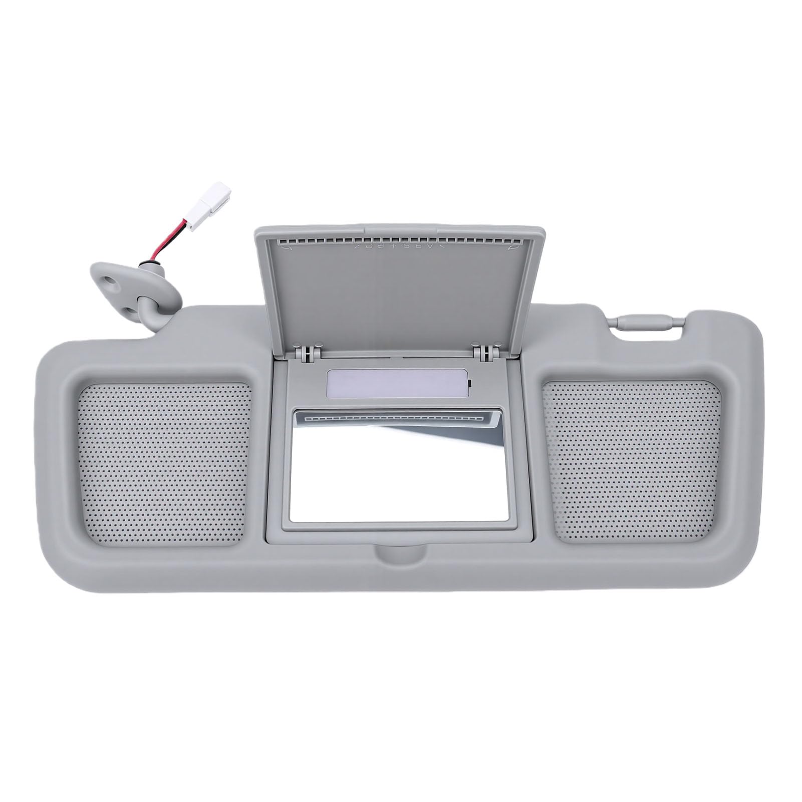 Goshyda Aletta Parasole Lato Conducente per RX-8 2004-2011, FE88-69-320B-77 Aletta Parasole Sinistra con Specchietto Cosmetico Illuminato, Interno Auto Resistente Al Calore, Grigio Chiaro,